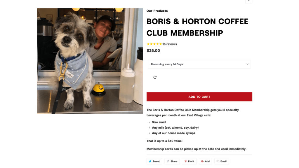 Club de Café Boris y Horton | MemberPress Café Club Boris y Horton